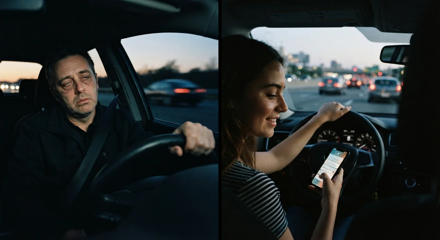 Drowsy Driving vs. Distracted Driving: How Each Impairs You Differently