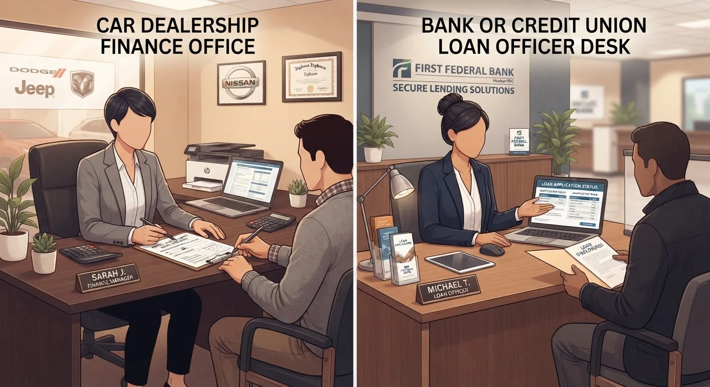 Financing a Car Through a Dealership vs. Your Bank or Credit Union