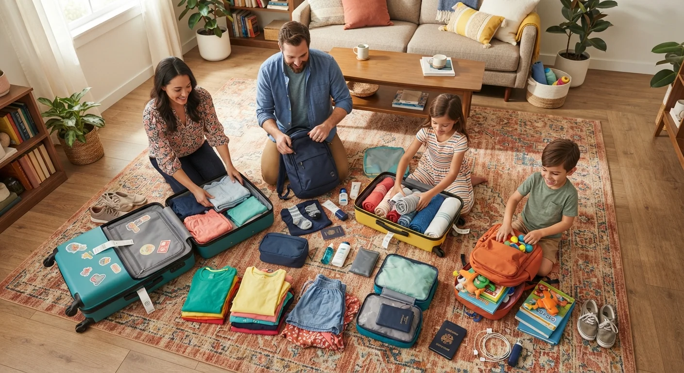 Packing Strategies That Reduce Airport Stress for Families