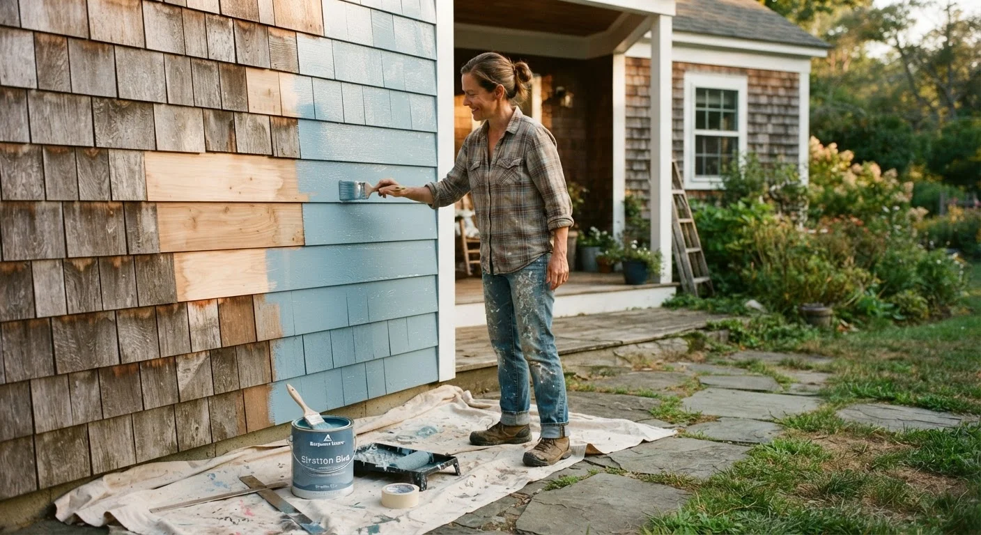 Patching, Painting, and Protecting Exterior Walls