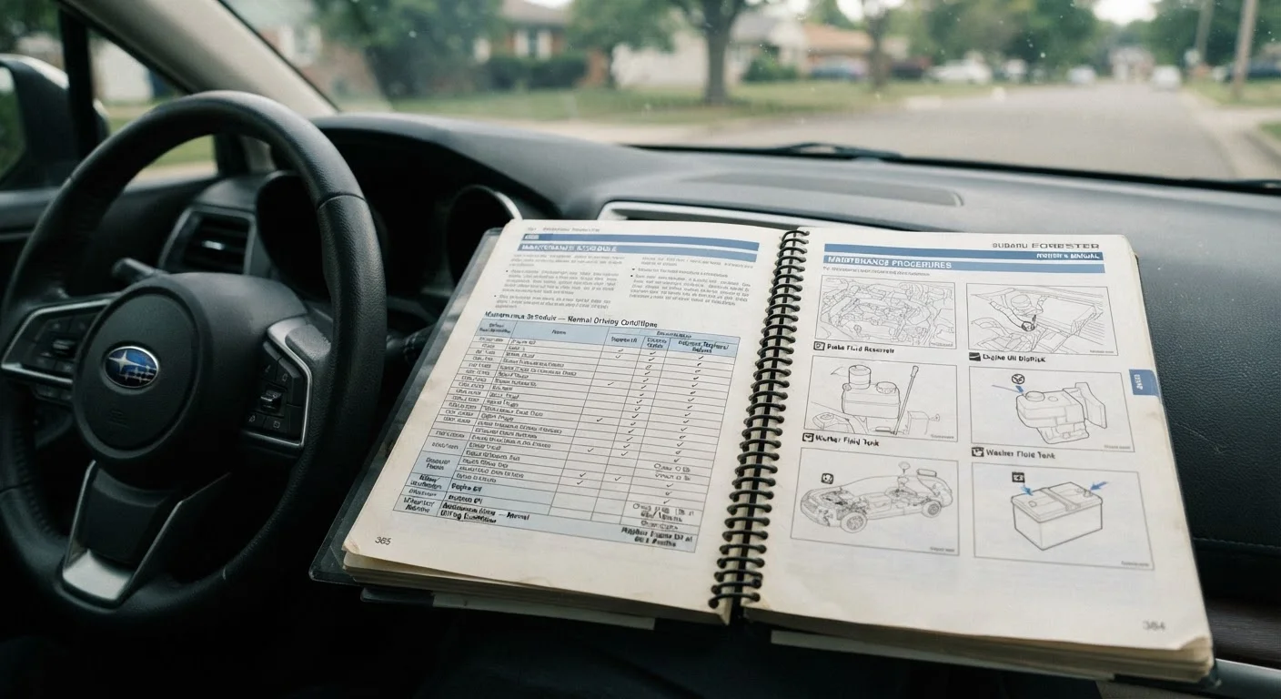 Reading Your Owner's Manual: The Maintenance Sections That Actually Matter
