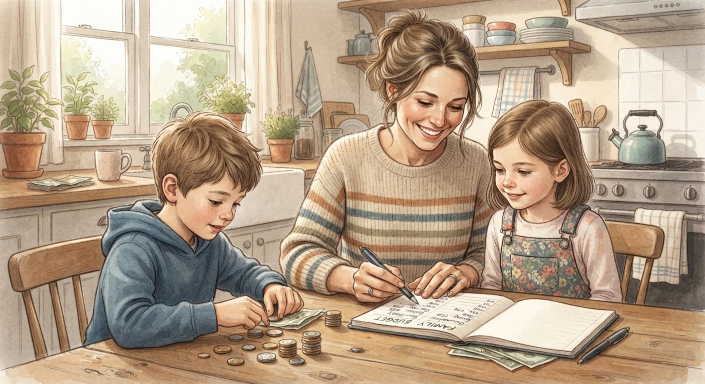 Teaching Kids About Money While Running a Household Budget