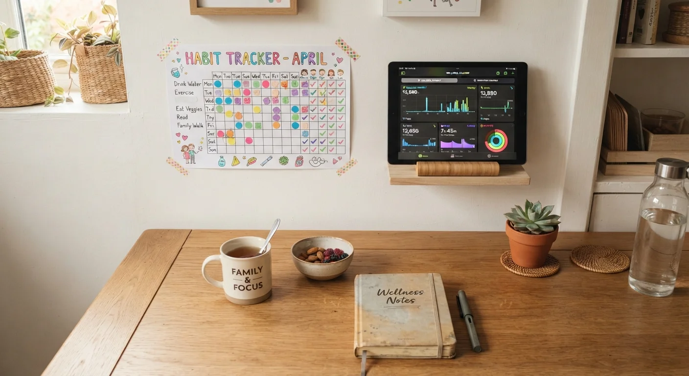 Tracking Family Health Habits: Paper Charts vs. Digital Apps